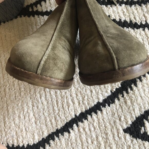 Jimmy Choo Suede Biker Boots Rabbit Fur - Picture 6 of 14